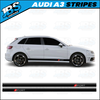 Audi A3 Sport Side Stripes Decals 05
