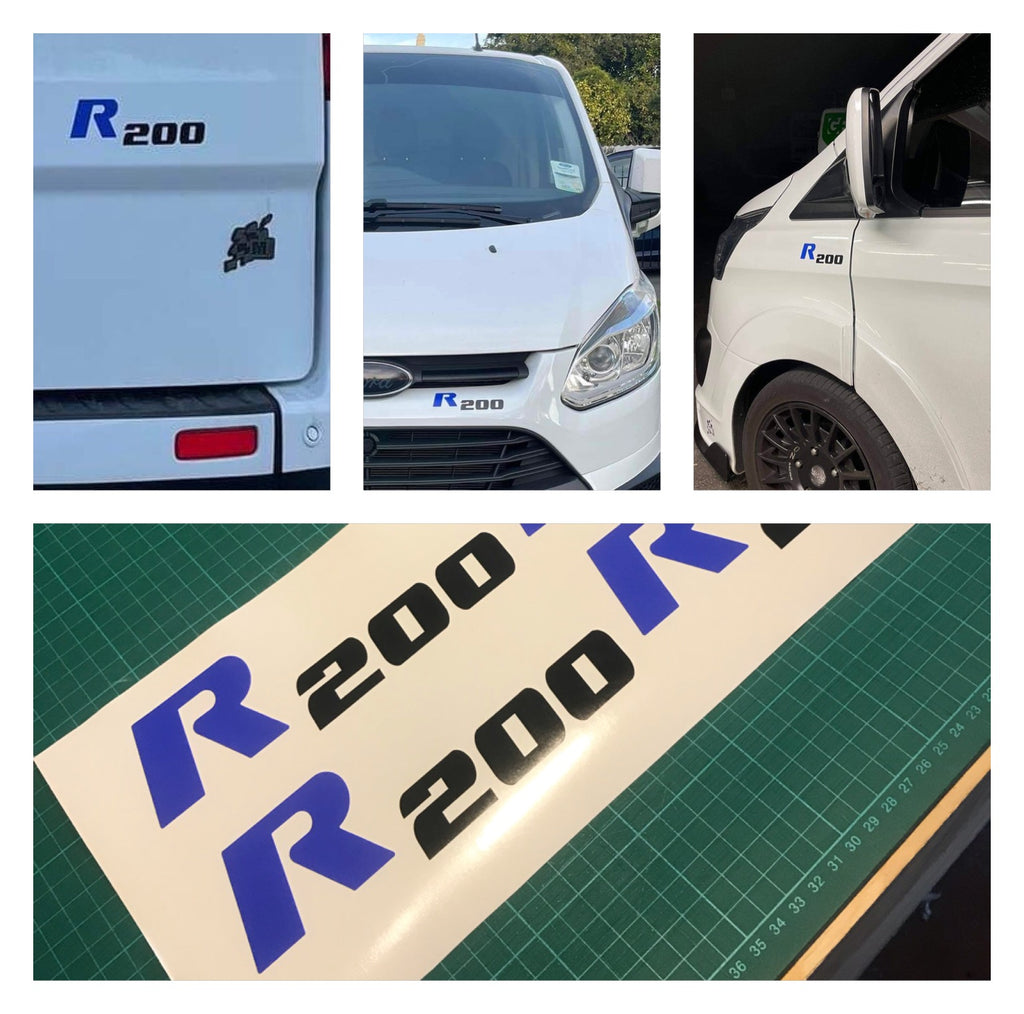 Ford Transit Custom R200 Stickers