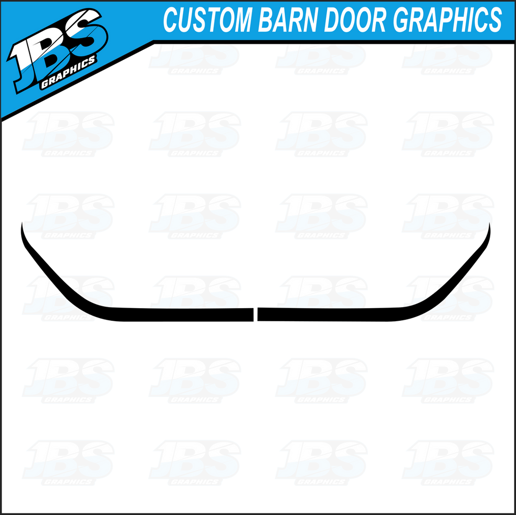 Ford Transit Custom Rear Decal 03