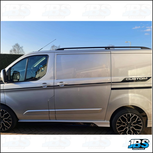 Ford Transit Custom Sport Side Decals 03